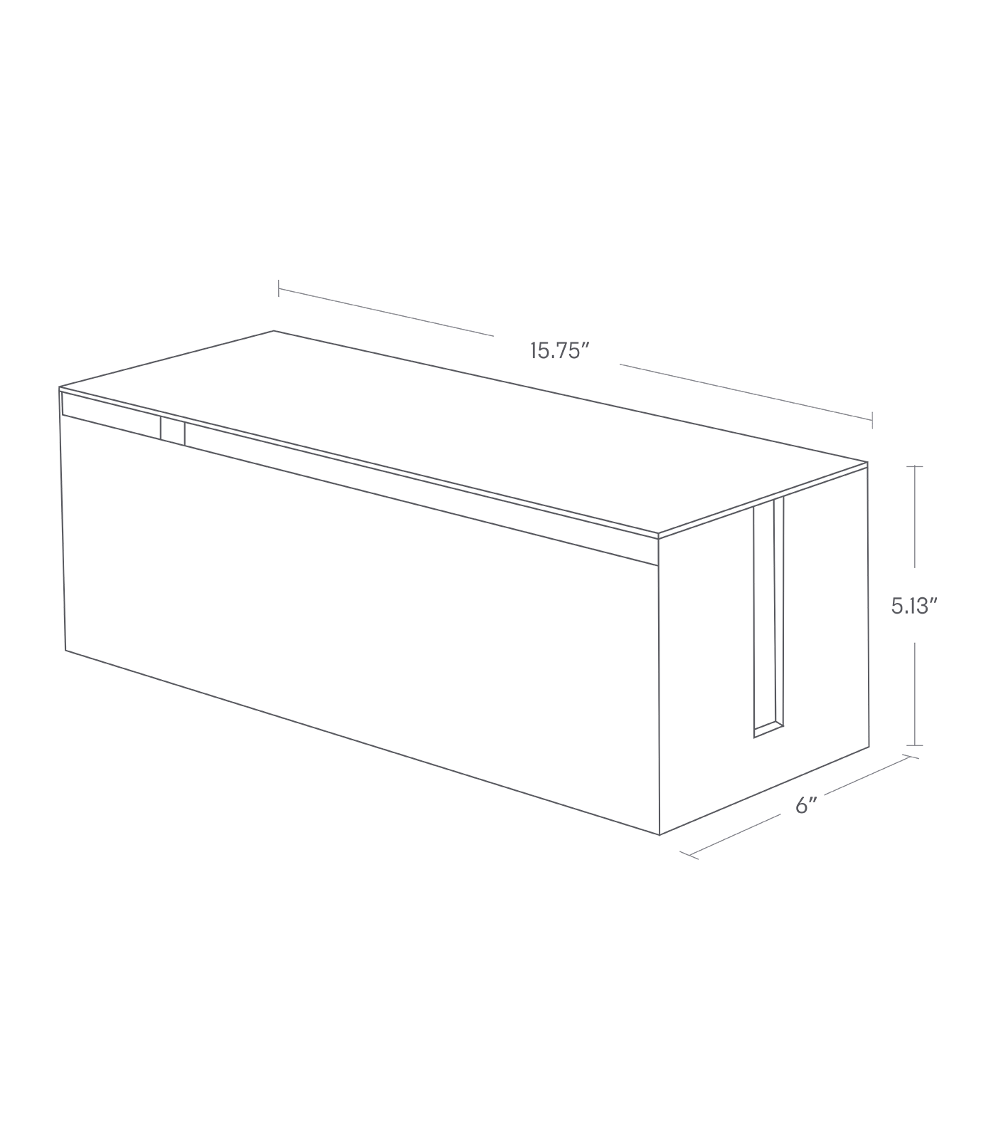Left. Yamazaki Home - Cable Management Box.