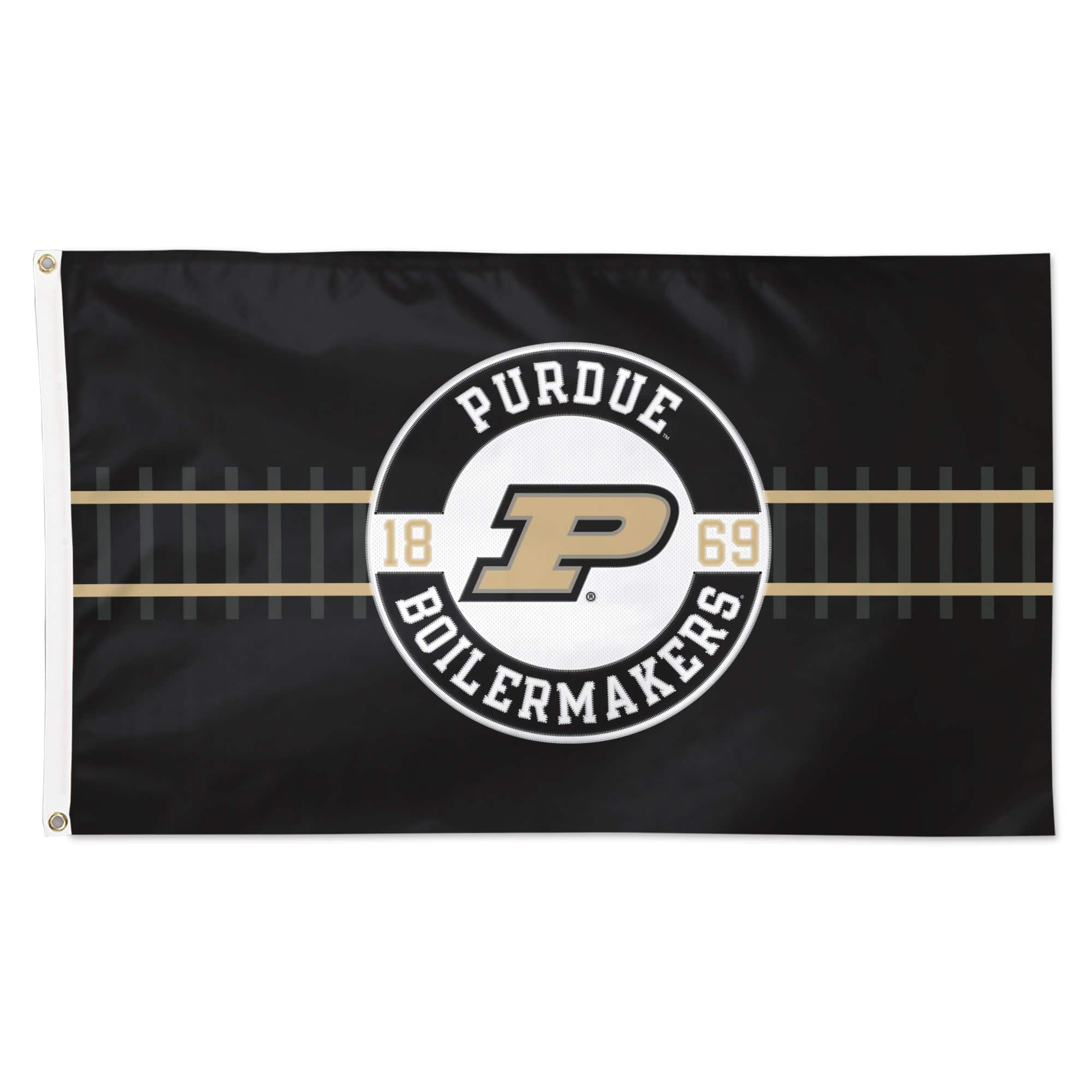 WinCraft - Purdue Boilermakers 3' x 5' Applique Flag - Multicolor