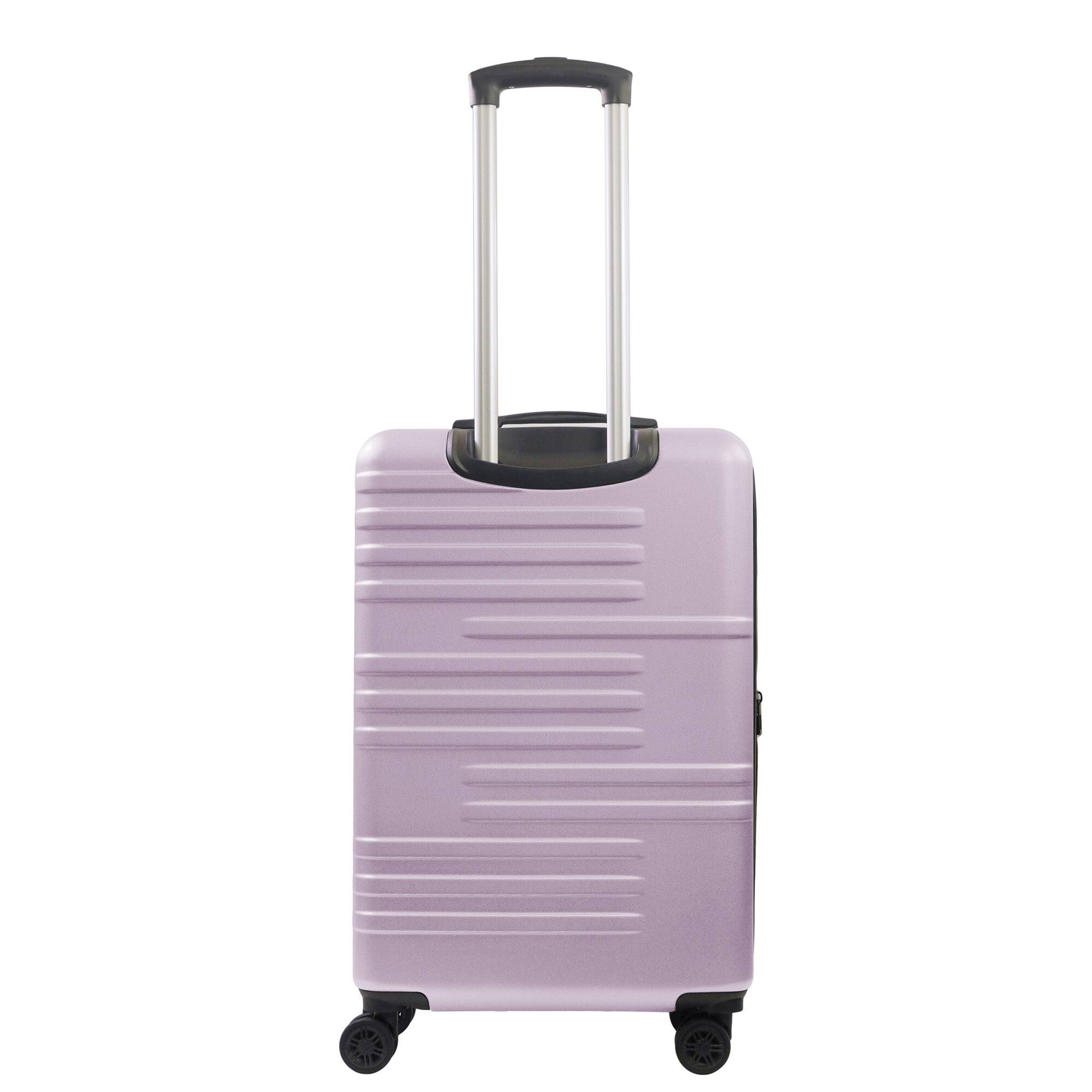 Back. American Dreamliner - 26.5" Hardside Luggage with Expansion - PURPLE.