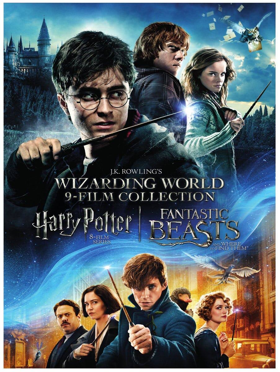 Front. Wizarding World 9-film Collection (Box Set) [DVD].