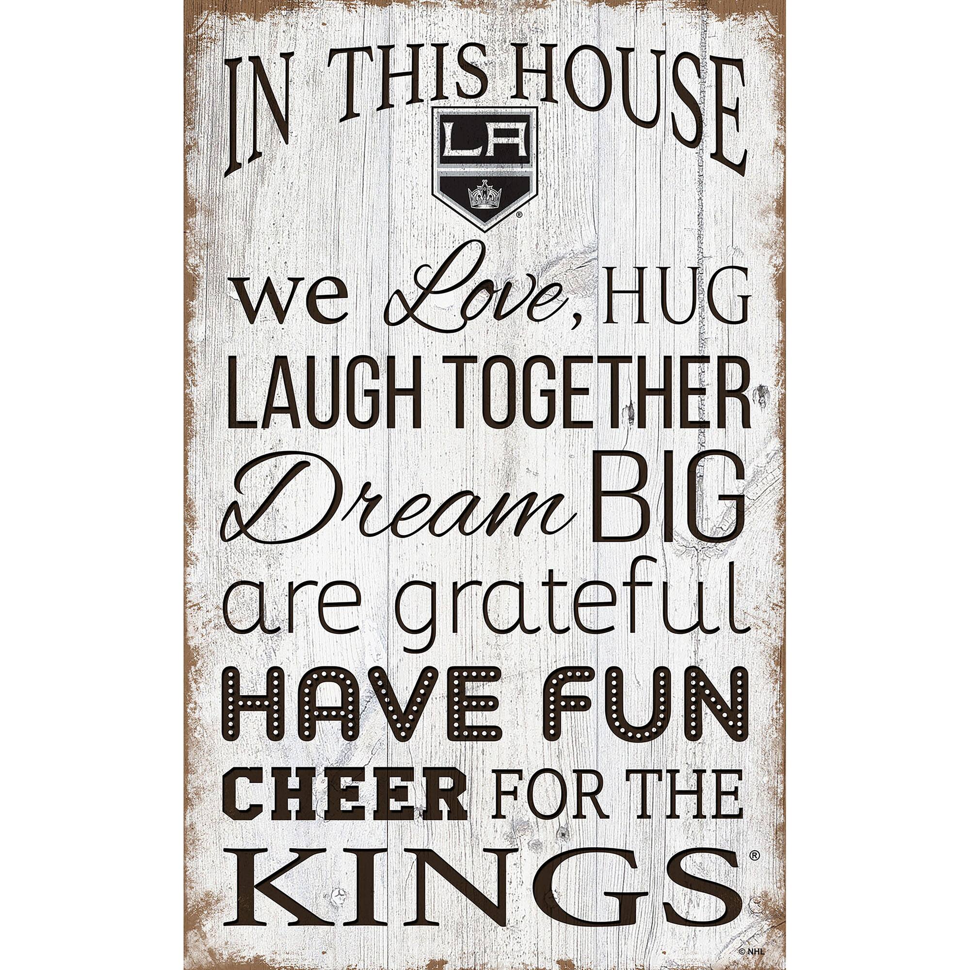 Los Angeles Kings 11'' x 19'' Team In This House Sign
