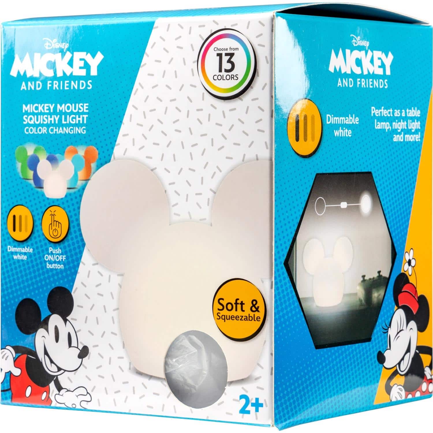 Disney - Manual Battery Powered Mickey Mouse LED Night Light