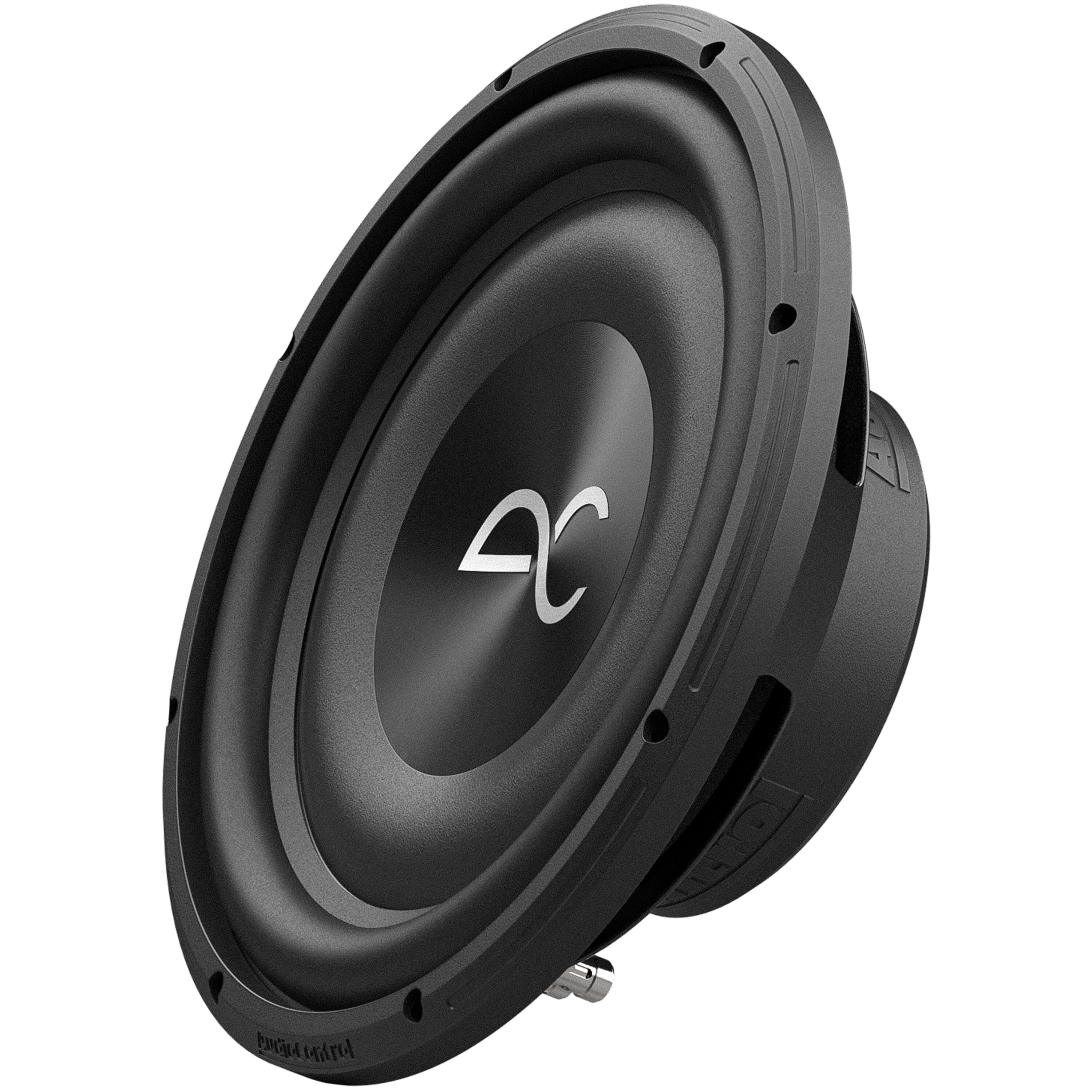Alt View 15. AudioControl - Space Series 12” Single-Voice-Coil 4-Ohm Low-Profile Subwoofer - Black.