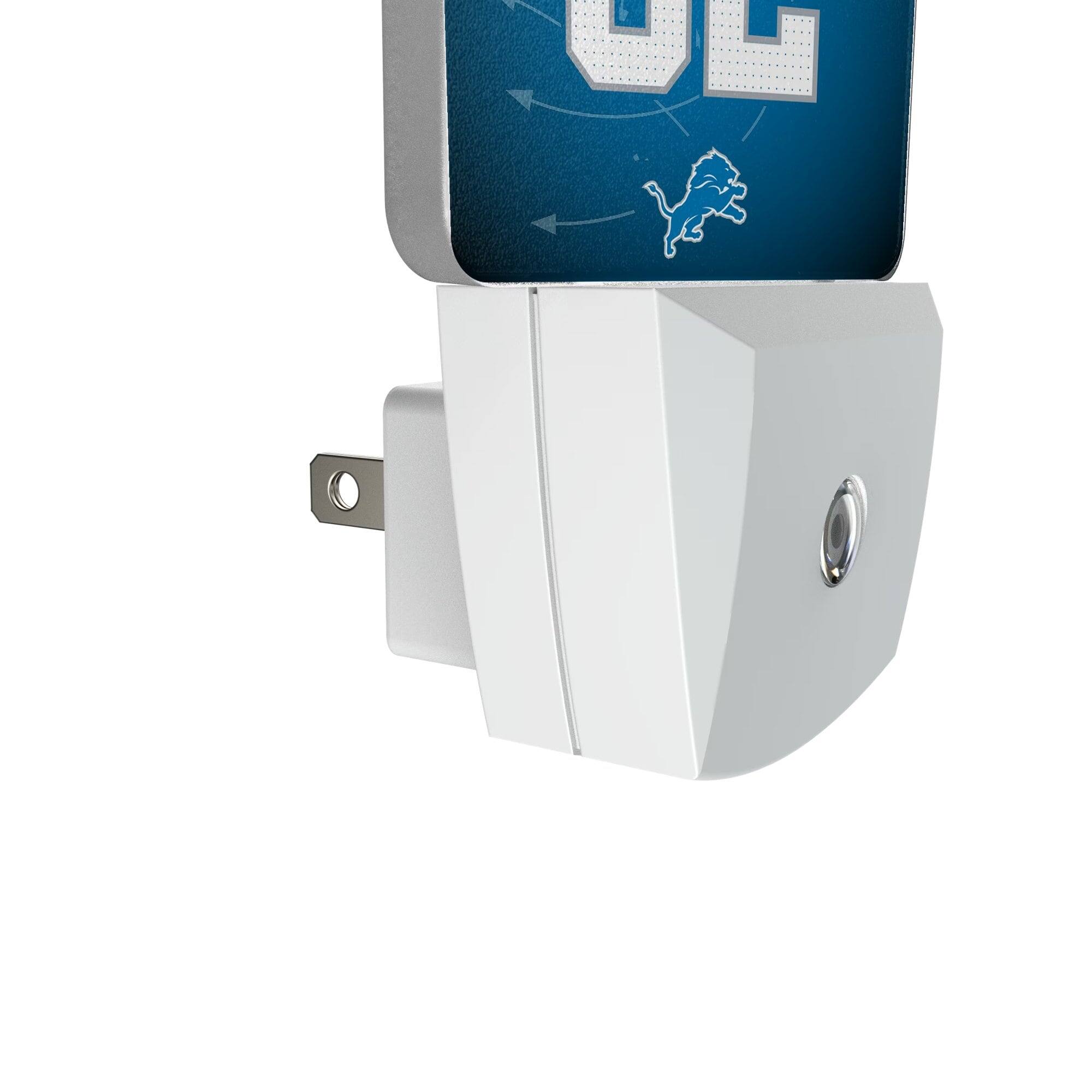 Alt View 2. Keyscaper - Brian Branch Detroit Lions Nightlight 2-Pack - Multicolor.
