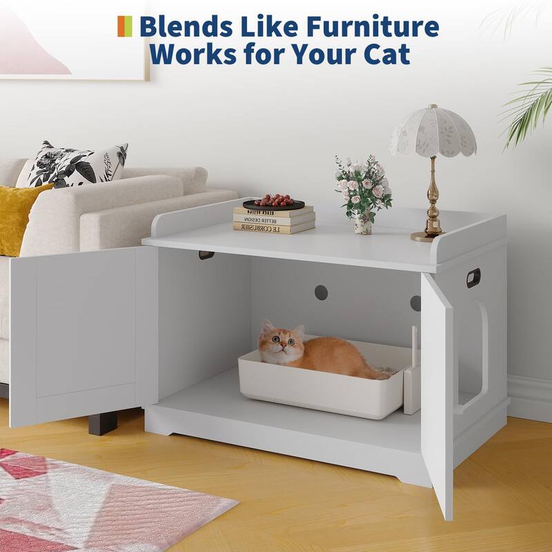 Blends Like Furniture  
Works for Your Cat