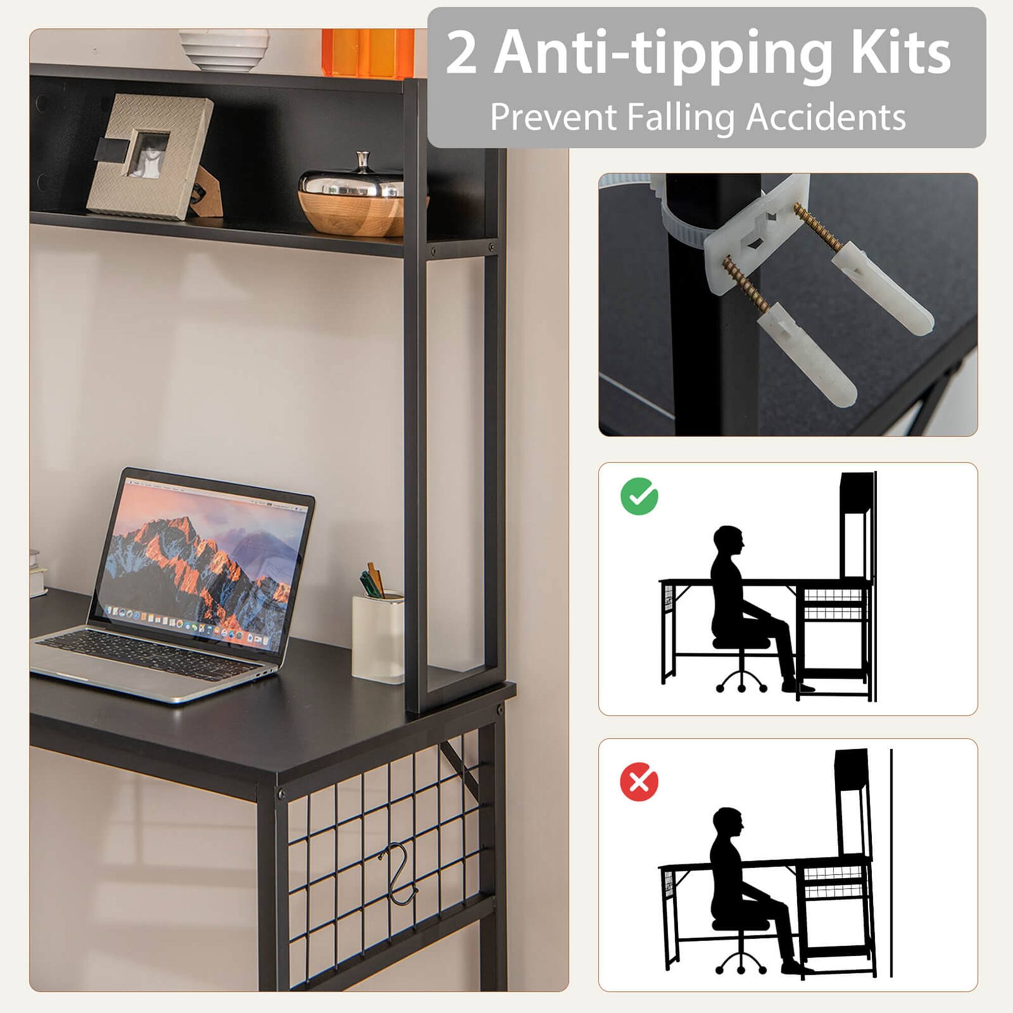 2 Anti-tipping Kits  
Prevent Falling Accidents