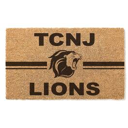 Jardine - College of New Jersey Lions 18" x 30" Team Logo Doormat - Brown