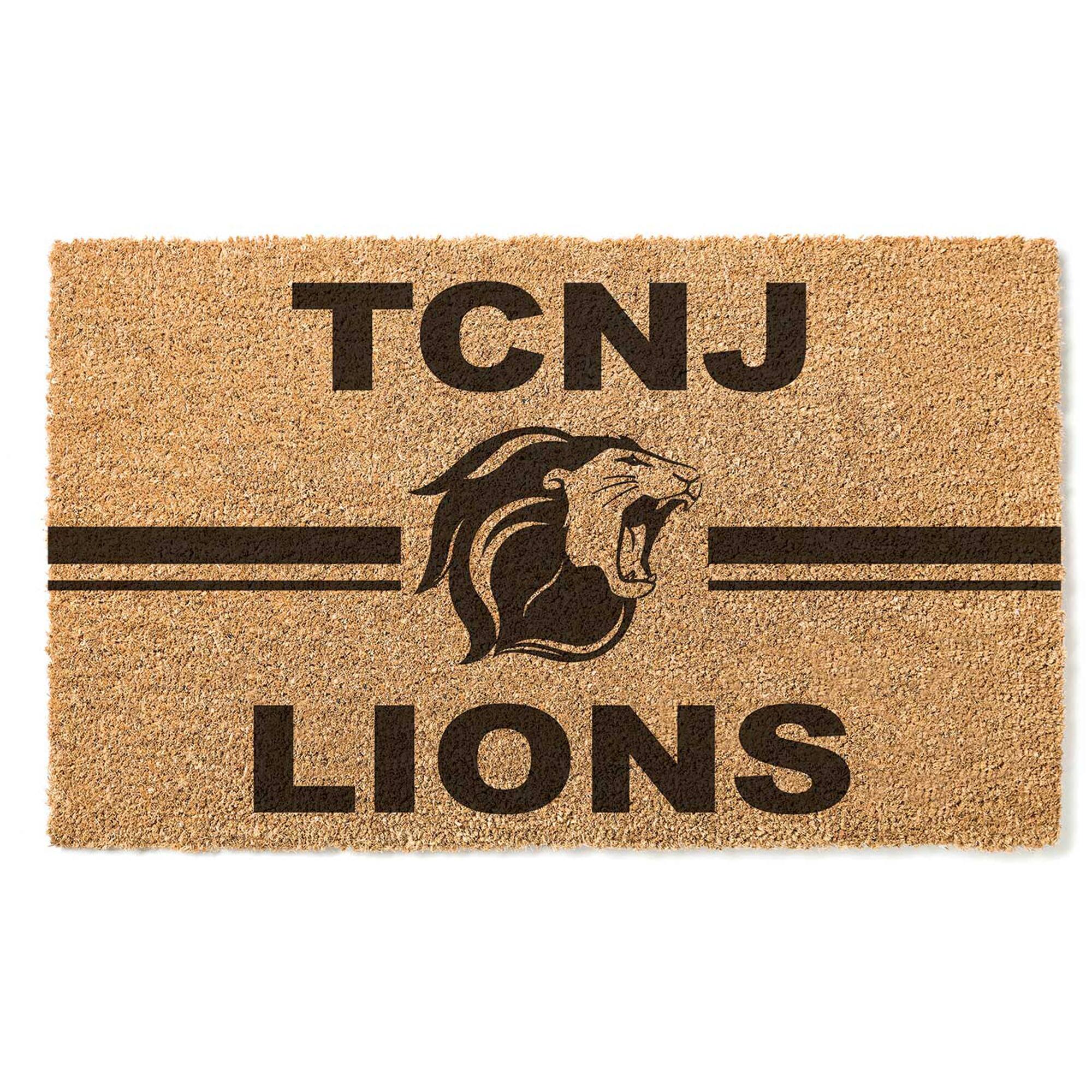 College of New Jersey Lions 18" x 30" Team Logo Doormat