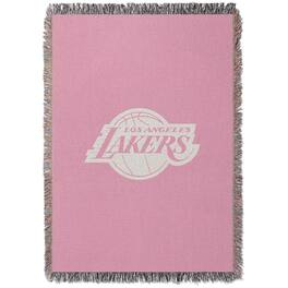 Chad & Jake - Los Angeles Lakers Woven Blanket - Pink
