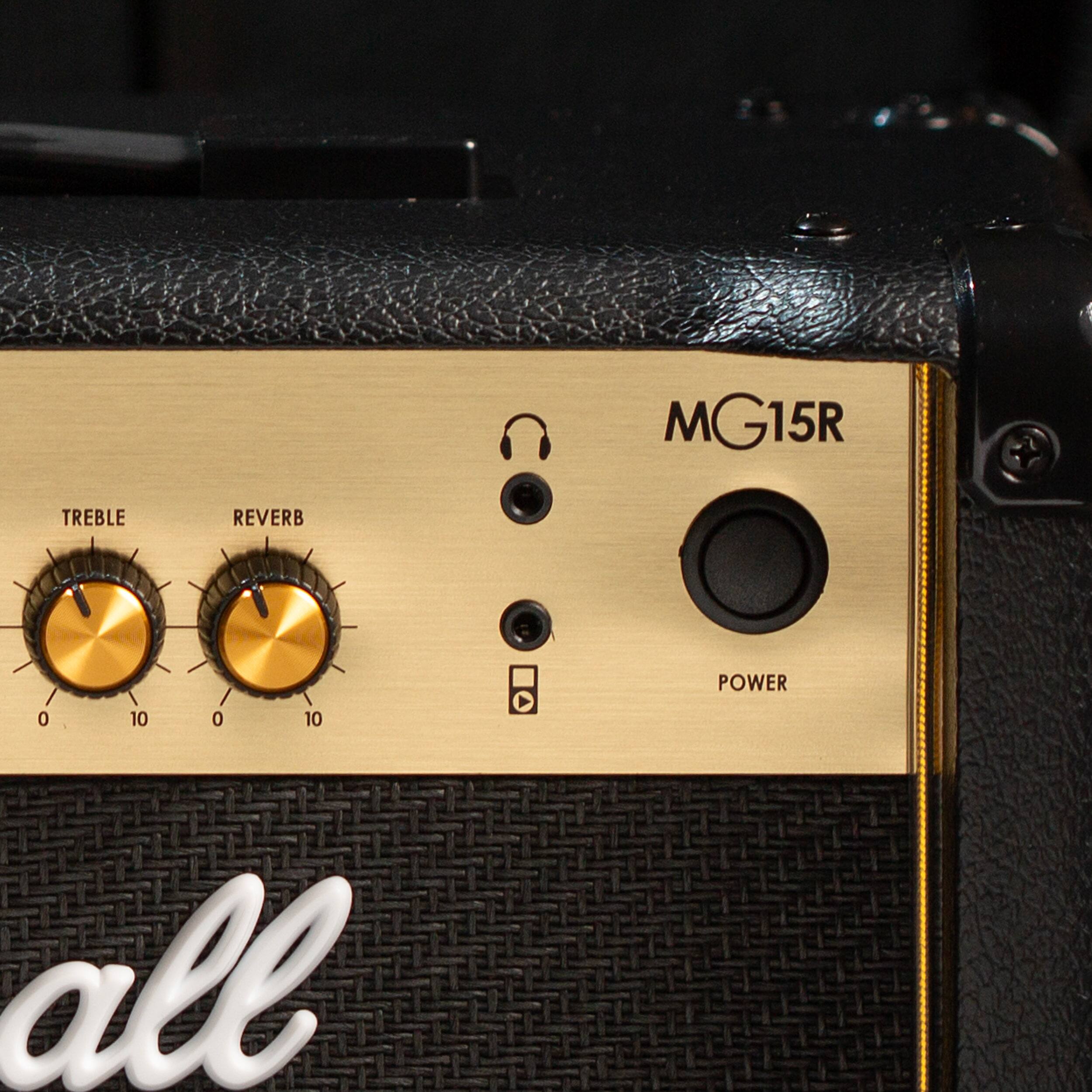 MG15R  
TREBLE REVERB  
0 10 0 10  
POWER all