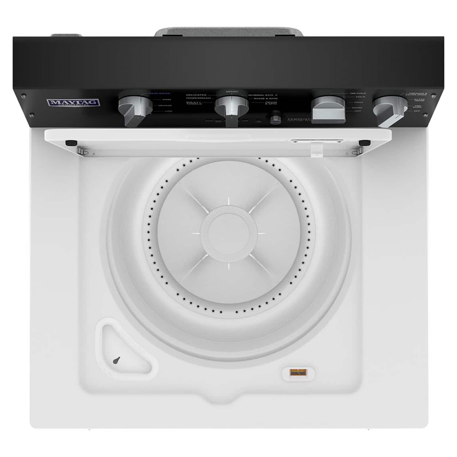 Alt View 12. Maytag - 3.5 Cu. Ft. High Efficiency Top Load Washer Commercial Grade with Dual Action Agitator - White.