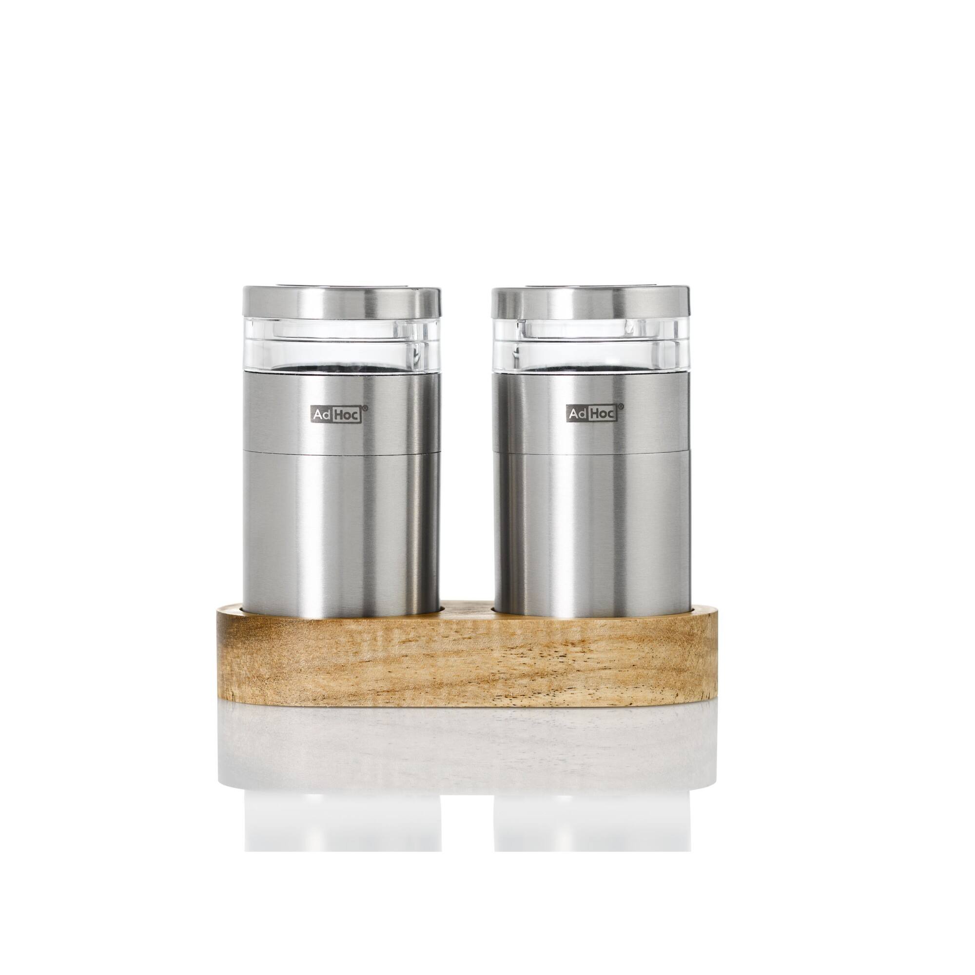 Alt View 5. Ad Hoc - Menage Molto S&P Mill Gift Set - Silver.