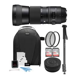 Sigma - 150-600mm f/5-6.3 DG OS HSM Contemporary Lens (Nikon) with USB Dock Bundle