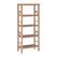 Front. Linon Home Décor - Tressa 4-Shelf Solid Wood Bookcase - Driftwood.
