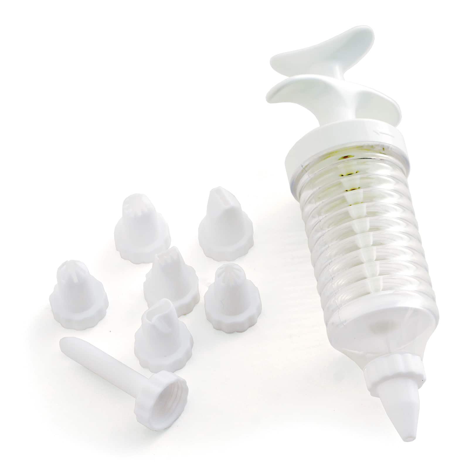 Norpro - Cupcake Injector/Decorating Icing Set, 9-Piece, Stainless Steel Tips - White price history on PriceWatchPro