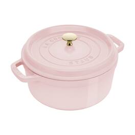 Staub - Cast Iron 4-qt Round Dutch Oven - Peony Pink
