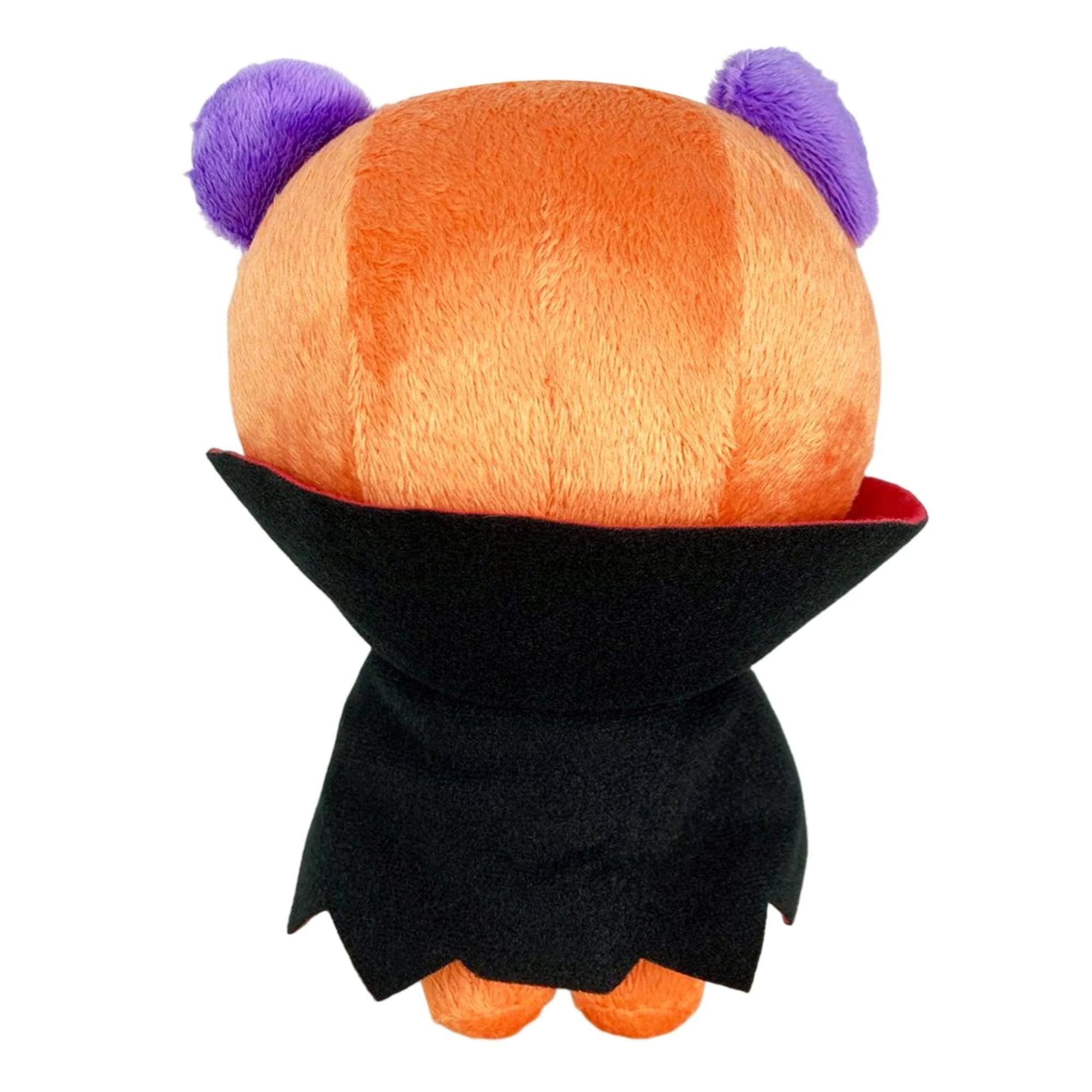 Alt View 2. Great Eastern - Gloomy Bear Orange Vampire 8 Inch Collector Plush - Orange.
