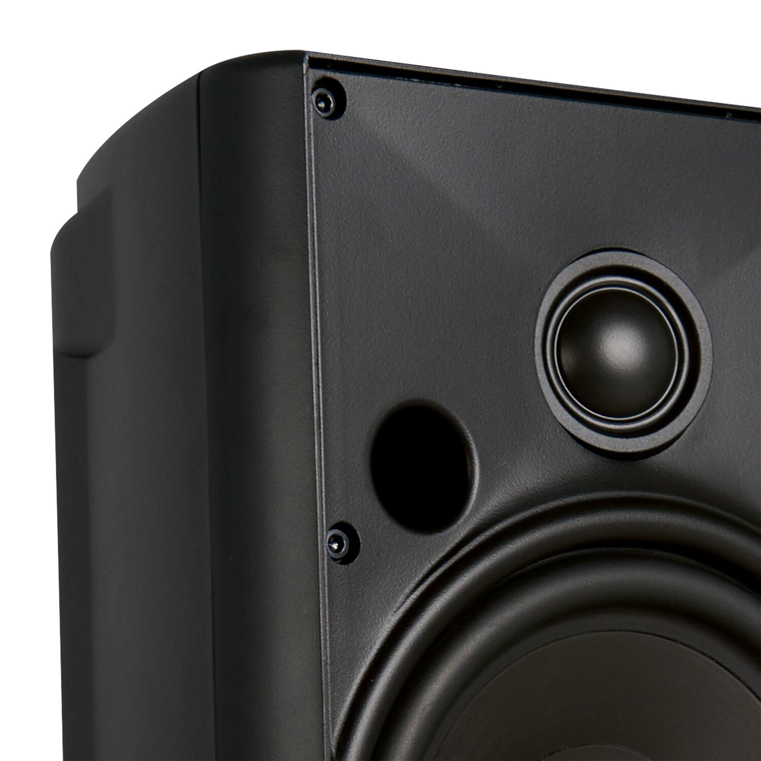 Left. Proficient Audio - Proficient Audio Aw525blk Aw525 125-watt 5-1/4-in. Indoor/outdoor Speaker Set (black) - black.