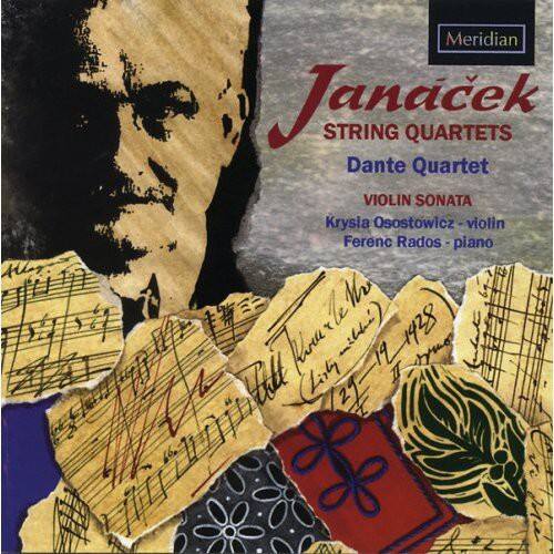 Meridian  
Janáček  
STRING QUARTETS  
Dante Quartet  
VIOLIN SONATA  
Krysia Osostowicz - violin  
Ferenc Rados - piano  

Mr. milli) 1428 19 tili Listy I 29 $