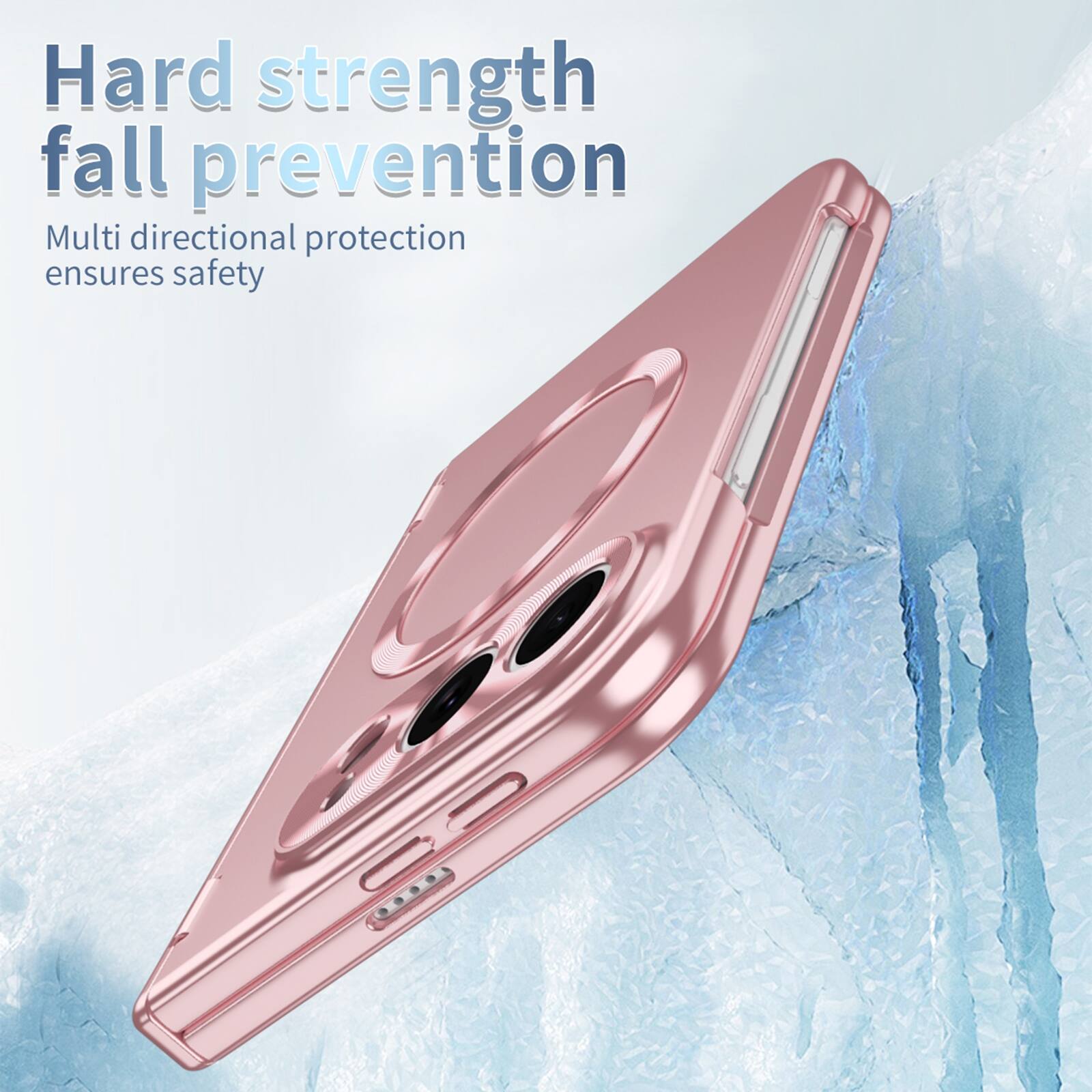 Hard strength fall prevention  
Multi directional protection ensures safety
