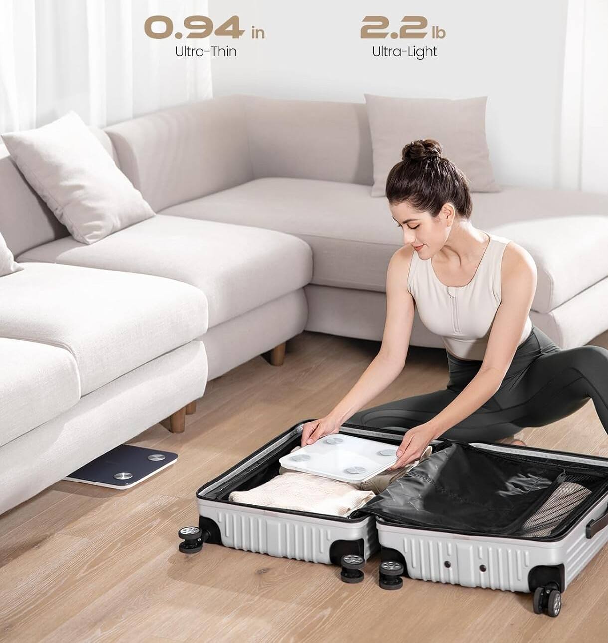 0.94 in Ultra-Thin  
2.2 lb Ultra-Light