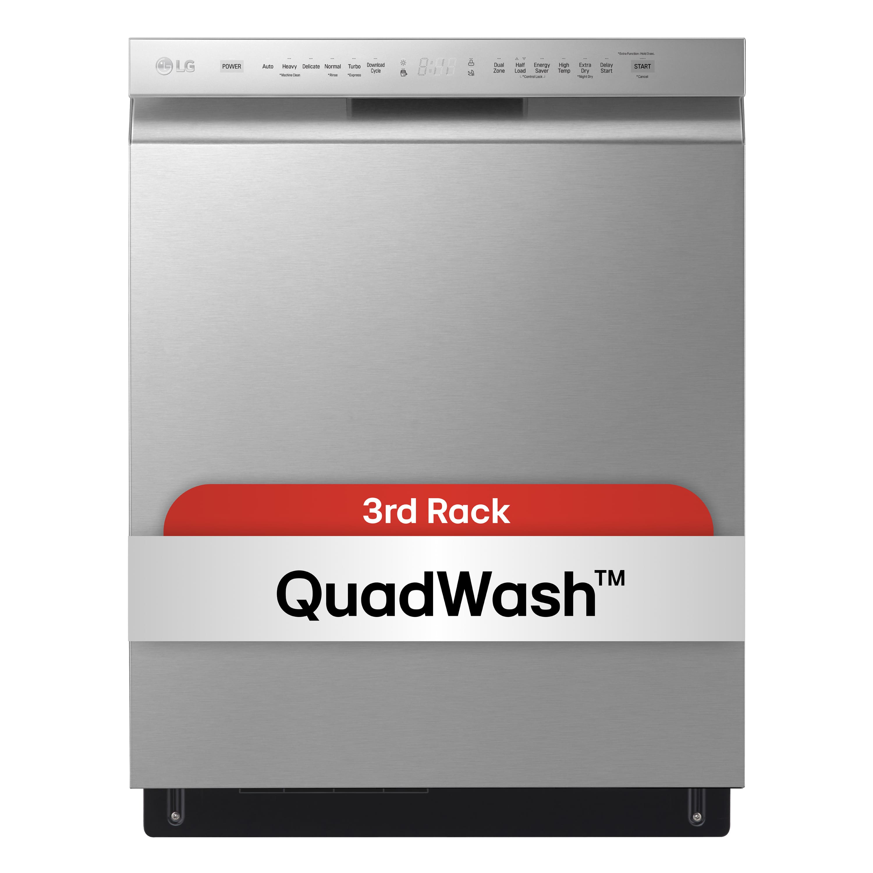 3rd Rack
QuadWash™