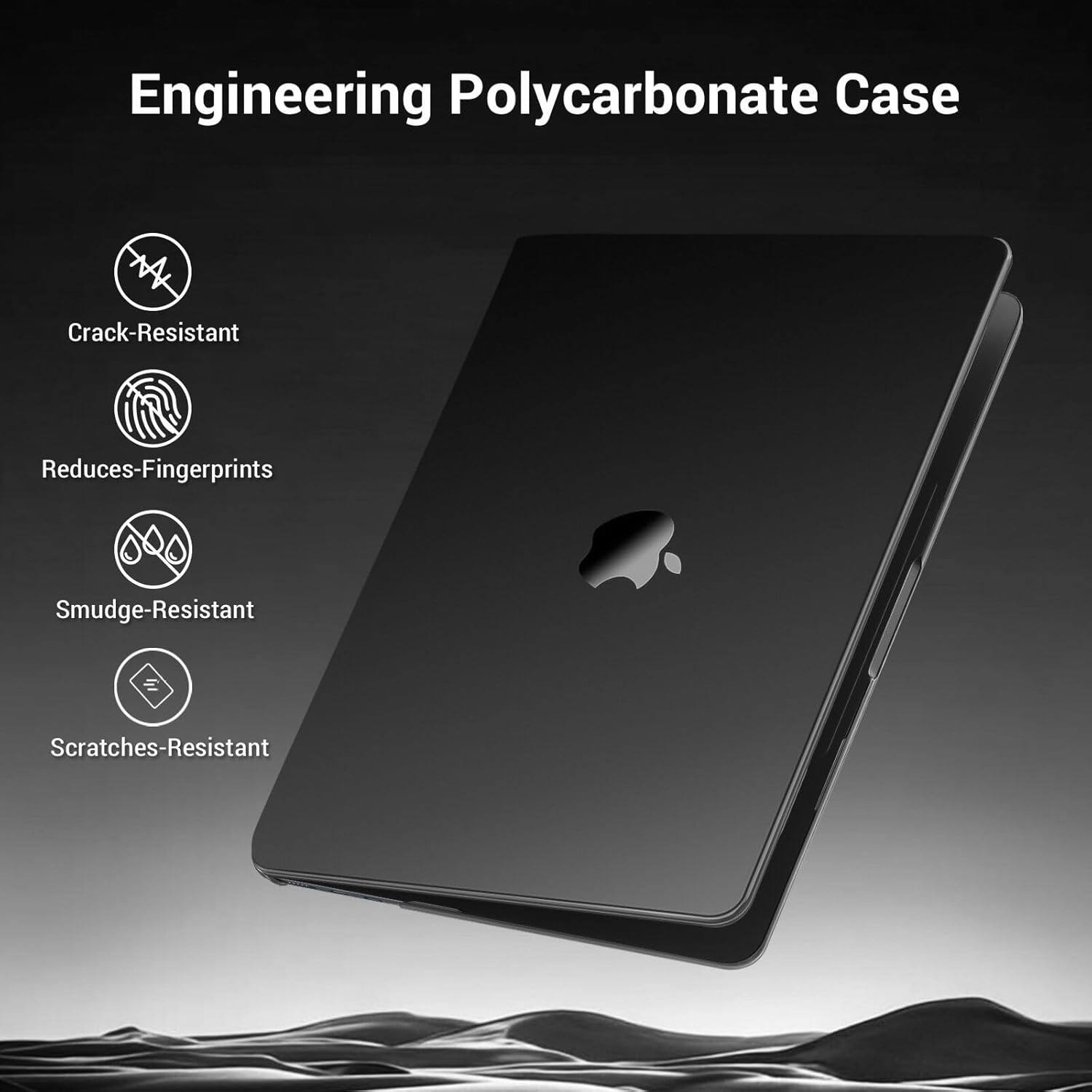 Engineering Polycarbonate Case

- Crack-Resistant
- Reduces Fingerprints
- Smudge-Resistant
- Scratches-Resistant
