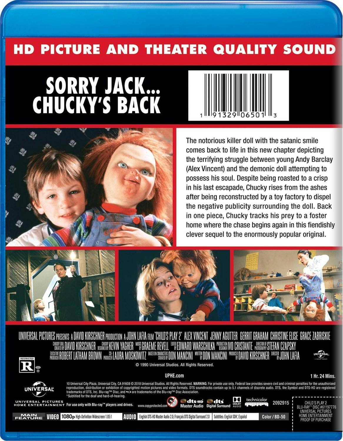 Back. Child's Play 2 [Blu-ray].