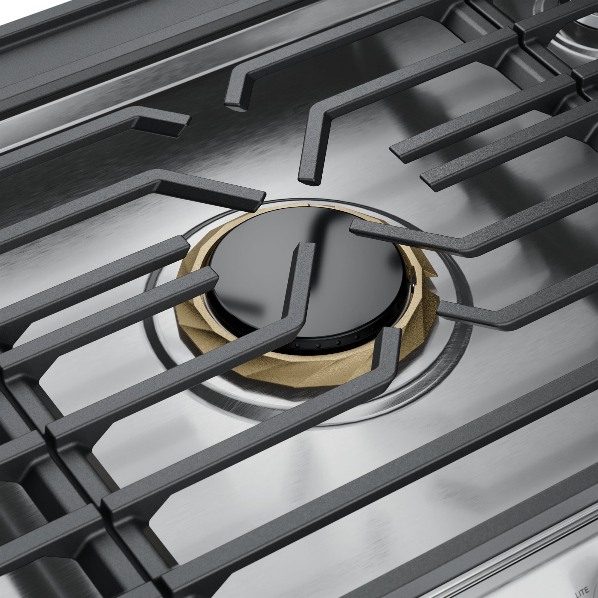 Alt View 11. Frigidaire - 36" Gas Cooktop - Stainless Steel.