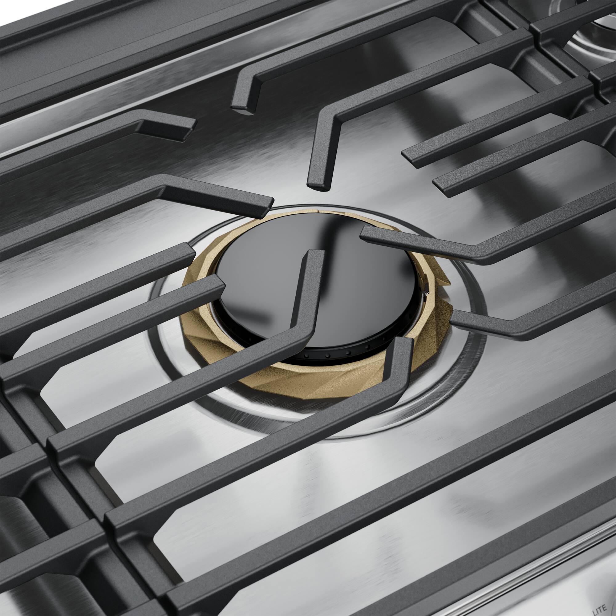 Alt View 11. Frigidaire - 36" Gas Cooktop - Stainless Steel.