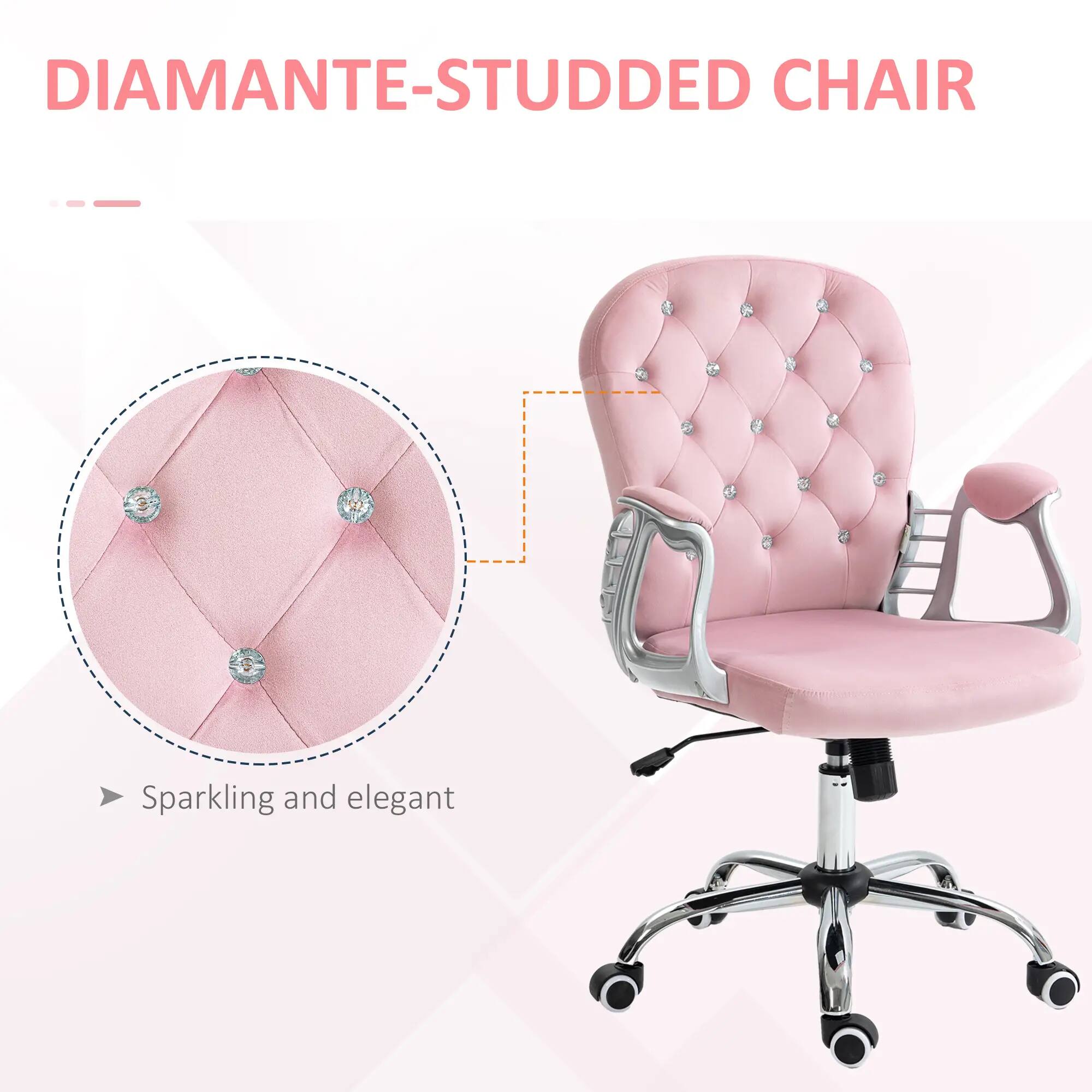 DIAMANTE-STUDDED CHAIR

Sparkling and elegant