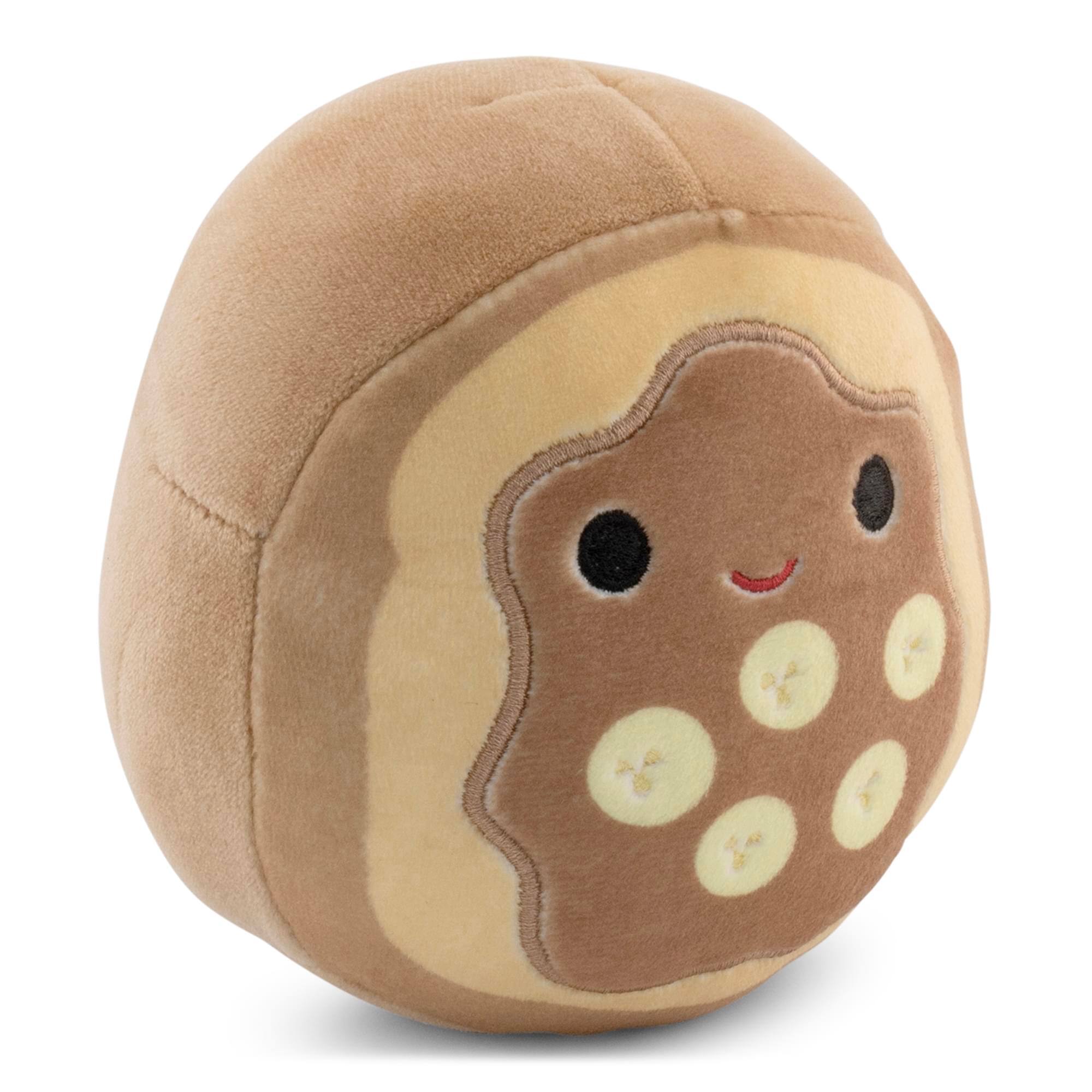 Alt View 10. Kellytoy - Squishmallows Breakfast Squad 5 Inch Plush | Danilo The Chocolate Banana Toast - Brown.