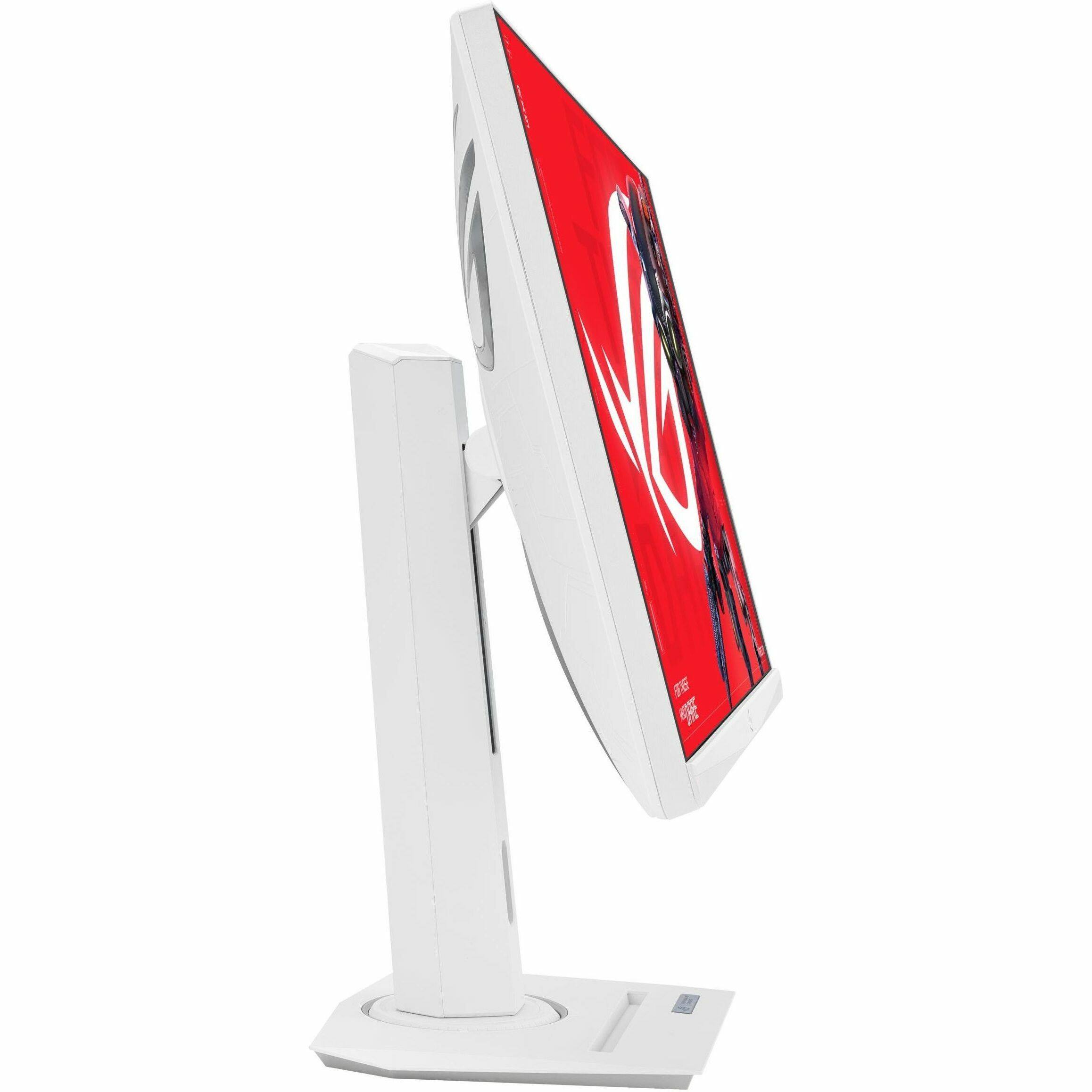 Alt View 8. ASUS - ASUS ROG Strix 27" QHD 180Hz 1ms HDR400 USB-C Gaming Monitor with Adjustable Stand - White.