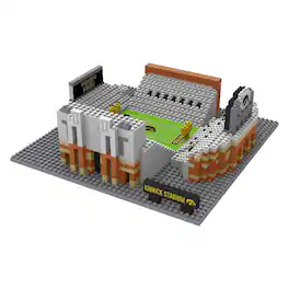 Forever Collectibles - Iowa Hawkeyes NCAA BRXLZ Mini Stadium 858-Piece Building Block Set - Gray