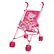Front. 509 Crew - Peppa Pig: Doll Umbrella Stroller in Pink & White Dots.