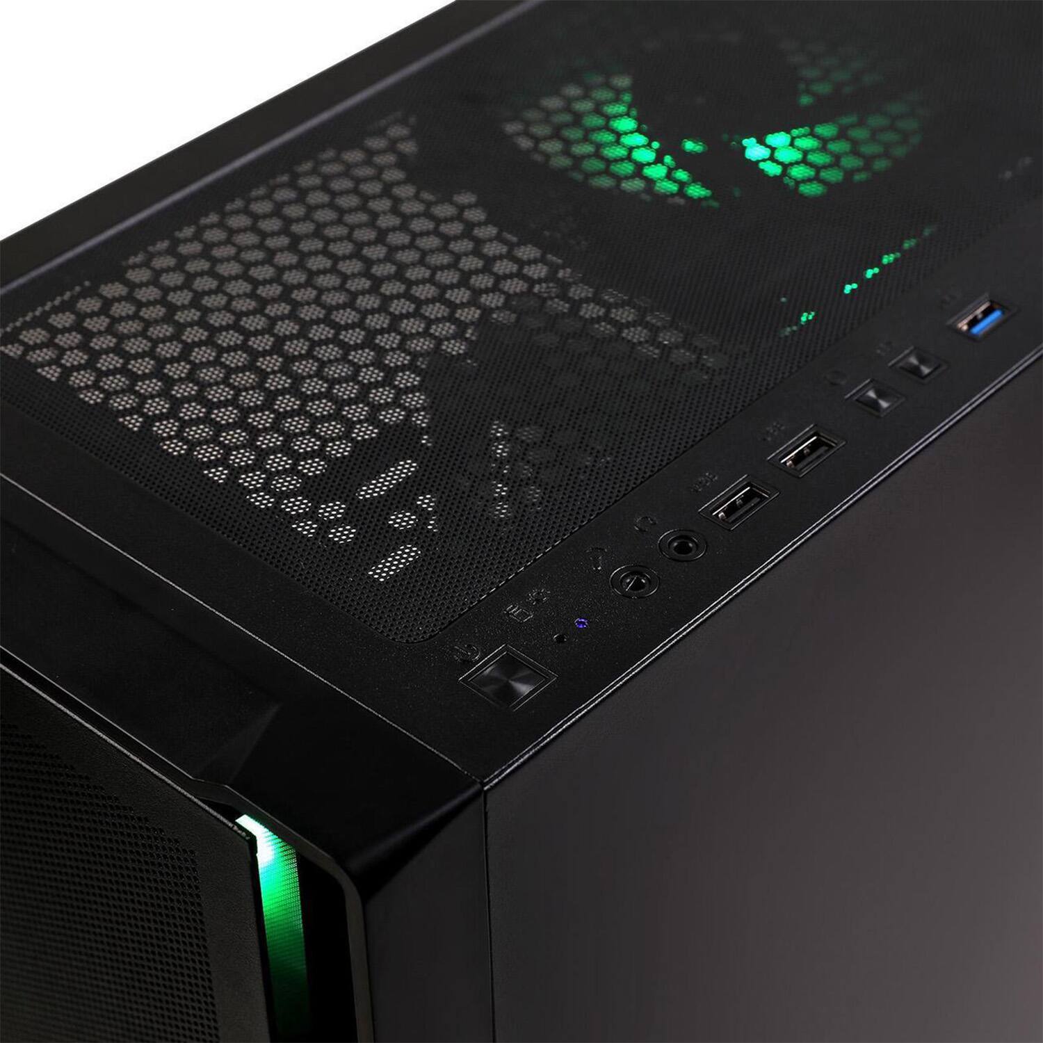 Alt View 1. MXZ - MXZ Gaming PC Computer AMD Ryzen 7 9700X,GeForce RTX 4070S,32GB DDR5 6000,NVME 1T SSD,6RGB Fans,WIFI & Win 11 Pro Ready - Black.