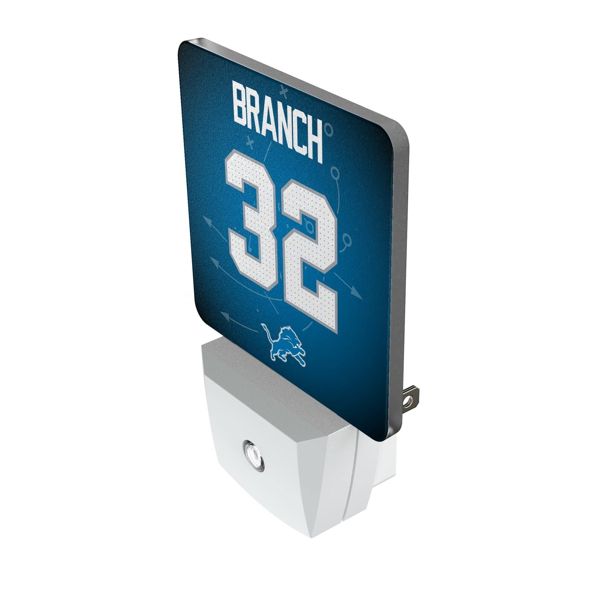 Alt View 1. Keyscaper - Brian Branch Detroit Lions Nightlight 2-Pack - Multicolor.