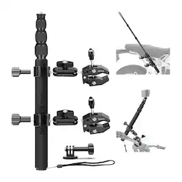 Neewer - Motorcycle Mount Kit for GoPro/Insta360, Invisible Selfie Stick, GP-30