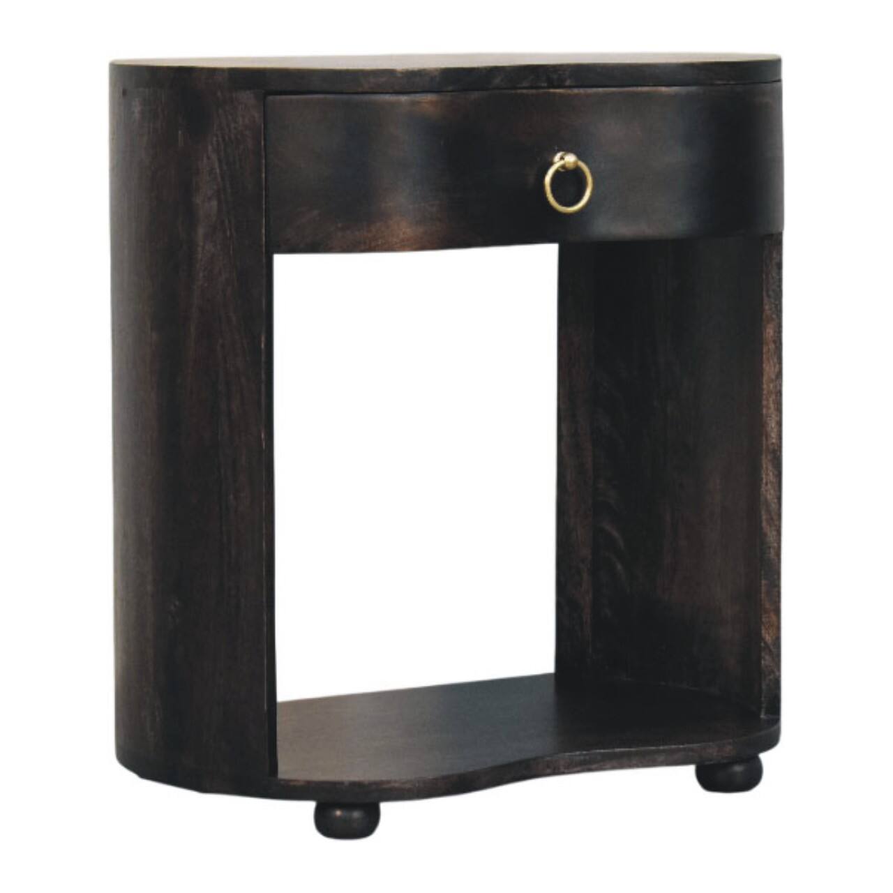Angle. Artisan Furniture - Artisan Furniture Solid Wood Monroe Bedside - Brown.