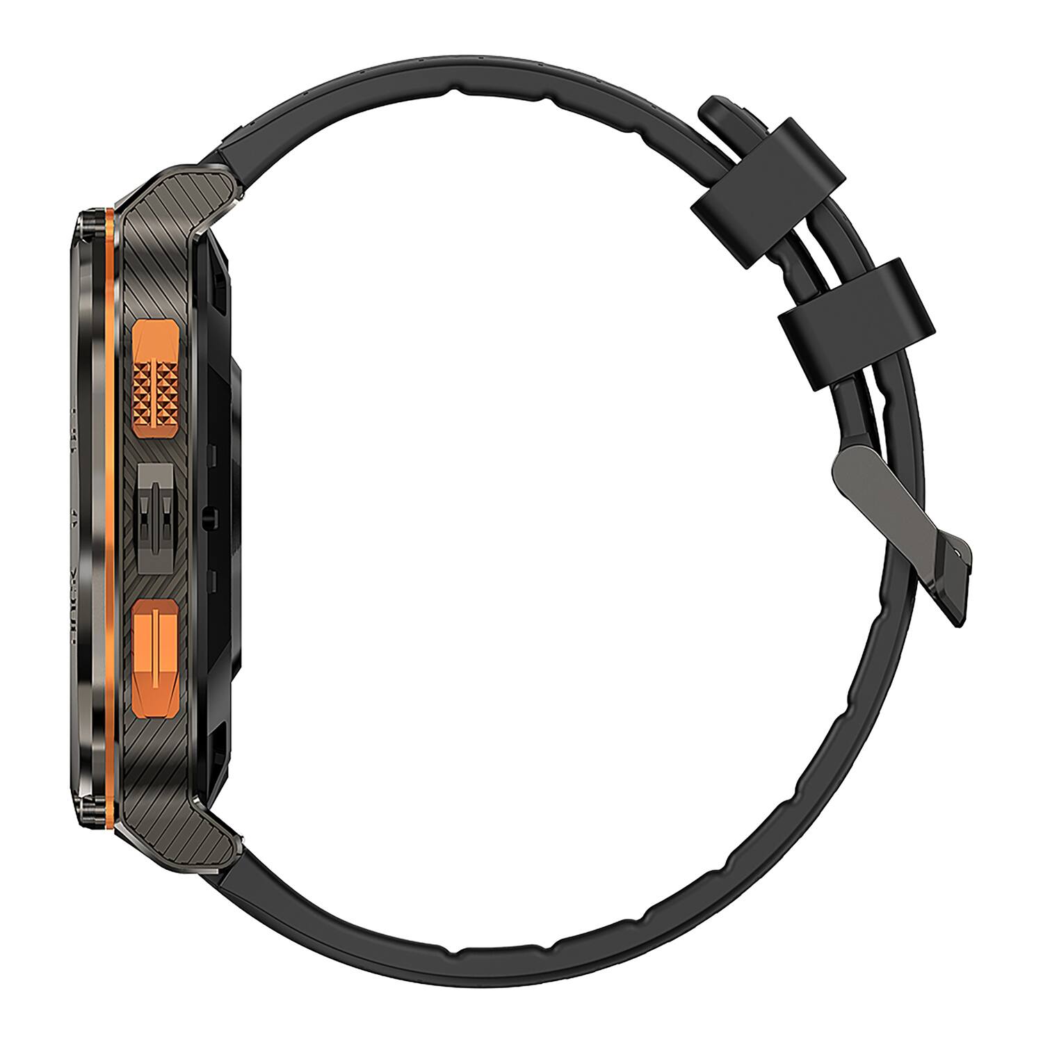 Alt View 7. KOSPET - M3 Ultra GPS Smartwatch 1.96" AMOLED Touchscreen, Bluetooth, 170+ Sports Modes, Military-Grade Protection - Black.