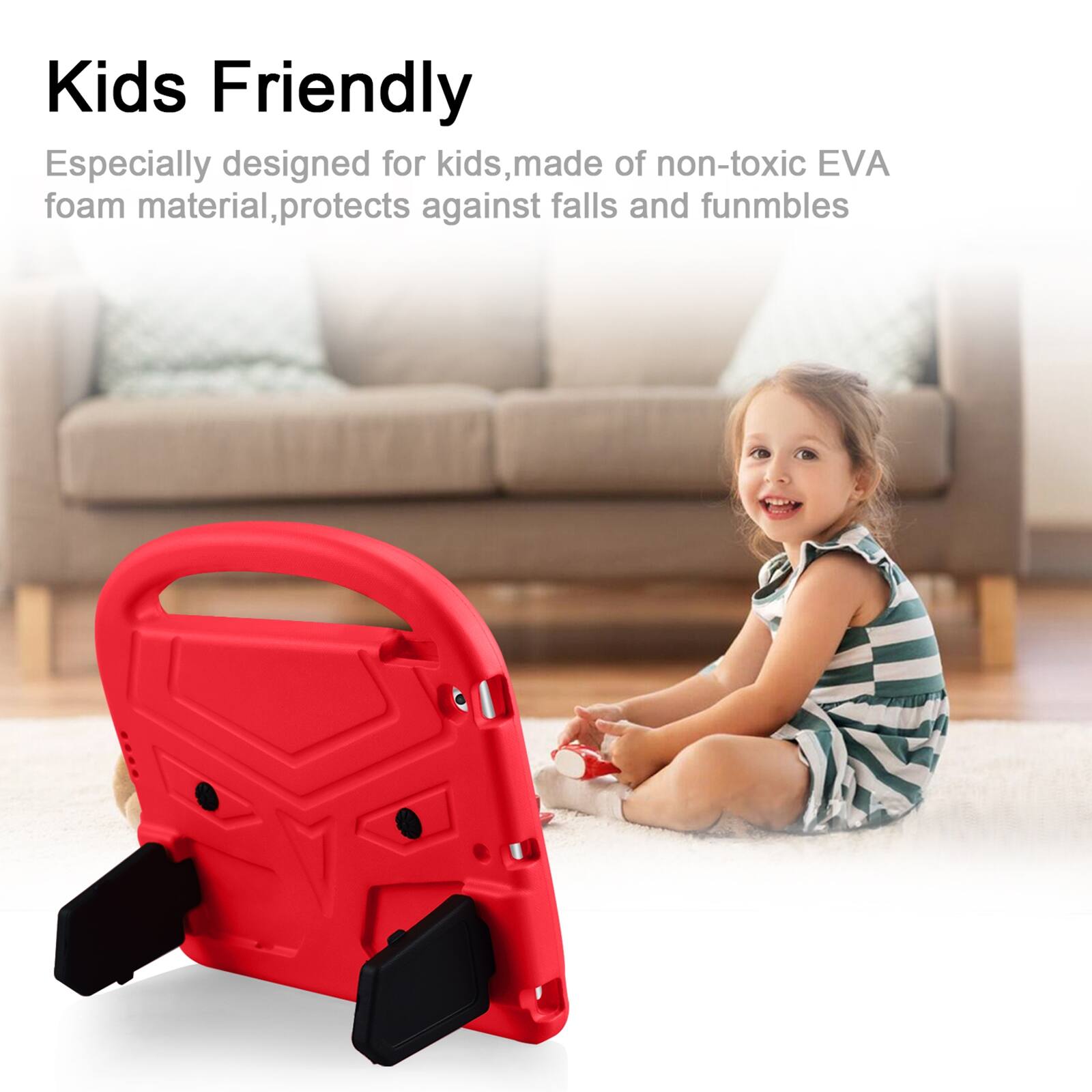 Kids Friendly

Especially designed for kids, made of non-toxic EVA foam material, protects against falls and funmbles