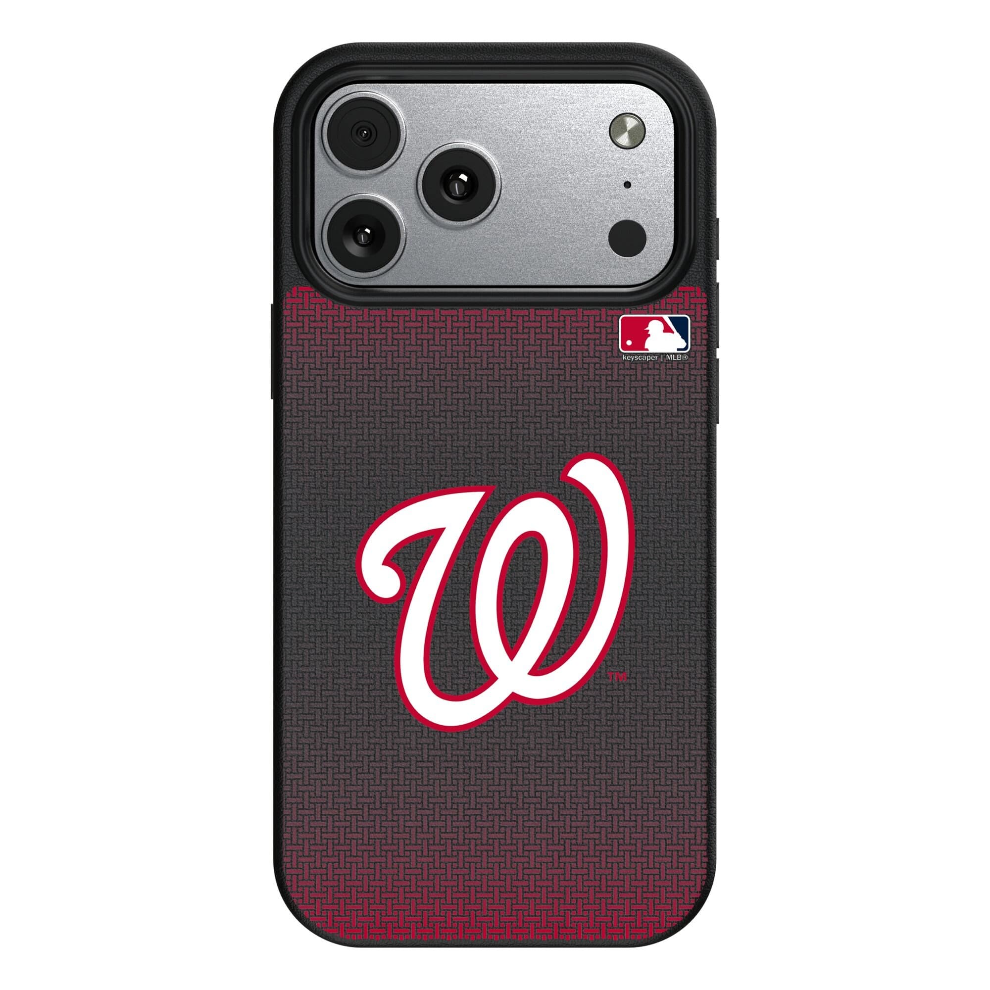 Keyscaper - MLB - Washington Nationals Linen Logo iPhone Magnetic Bump Case - 17 Pro Max - Black price history on PriceWatchPro