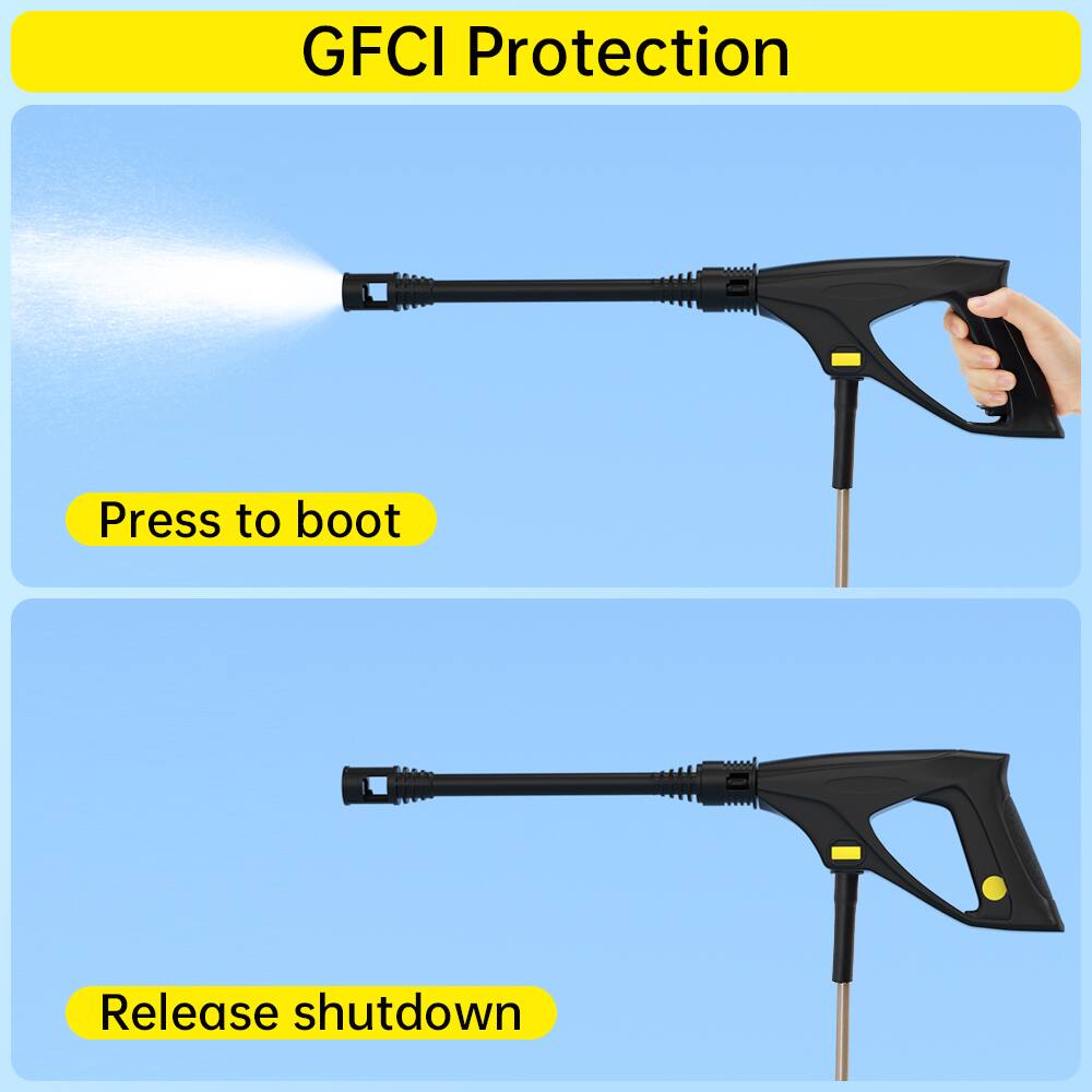 GFCI Protection

Press to boot

Release shutdown