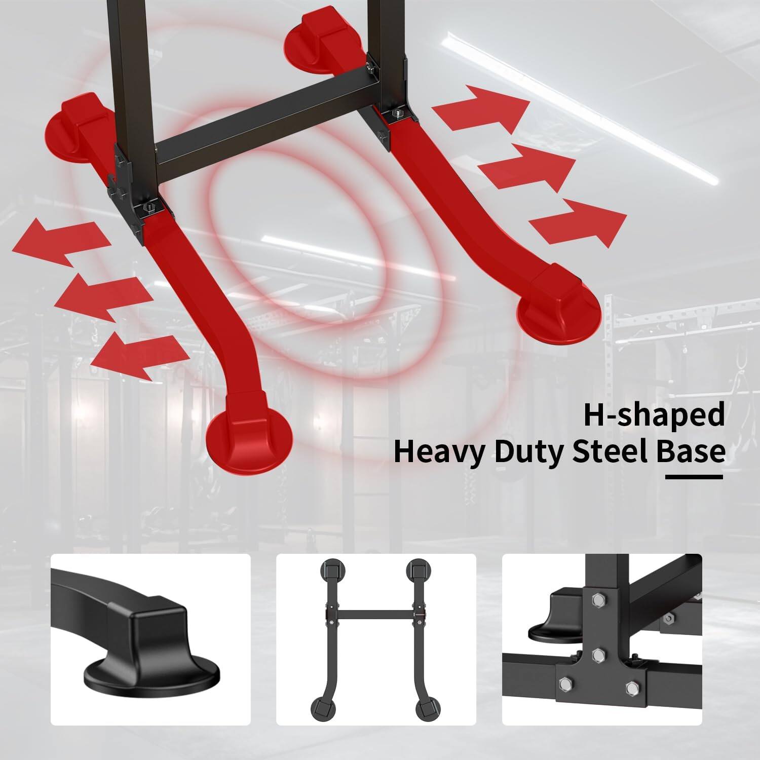 H-shaped Heavy Duty Steel Base