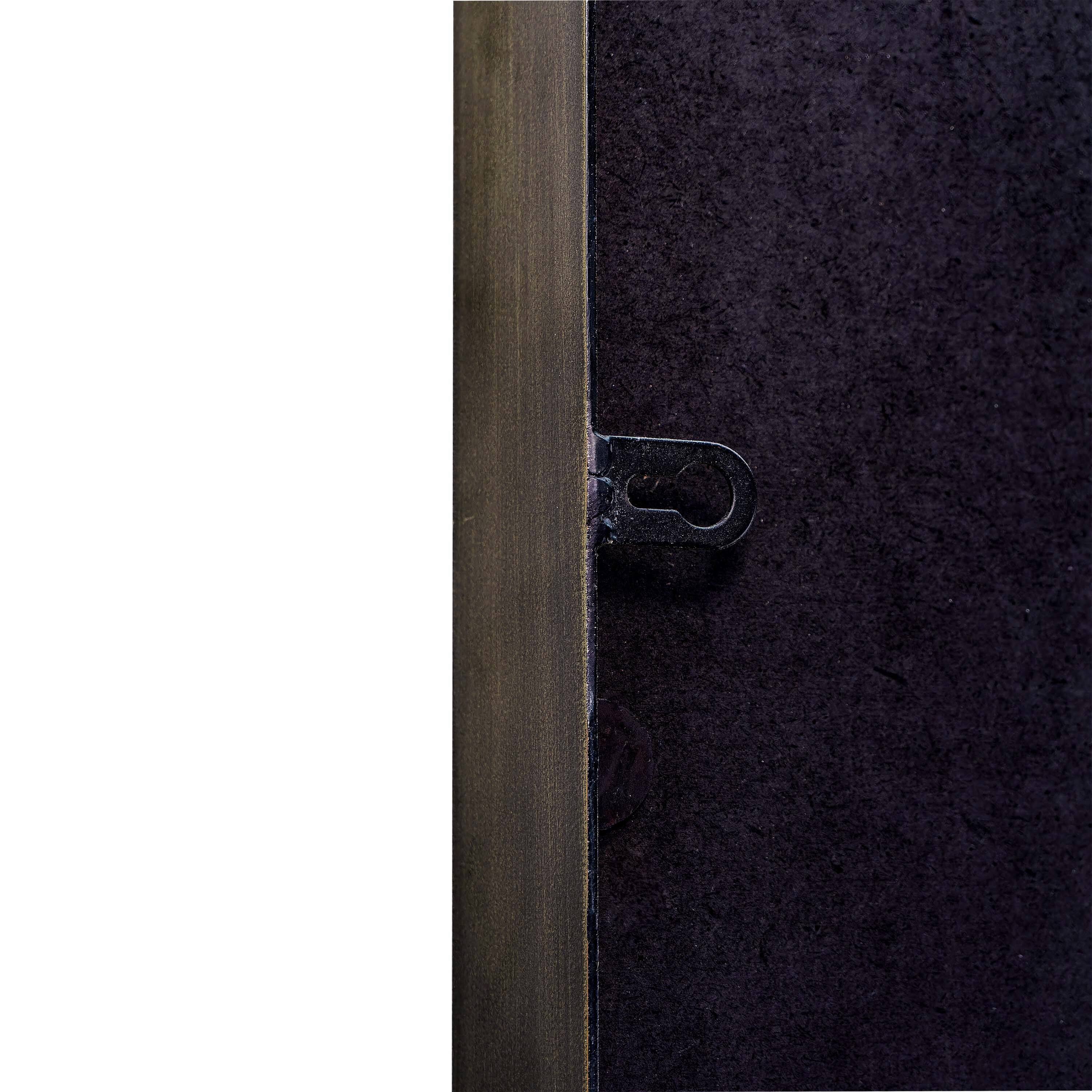 Alt View 9. Emma + Oliver - Afsin Wall Mirror with Silver Backed Glass for Clarity for Entryways, Bathrooms & More - Bronze.