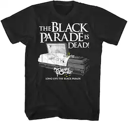 PopMarket - My Chemical Romance - My Chemical Romance - Black Parade Coffin T-Shirt - XL Black 8MCR017AA5 - APPAREL - Multicolor