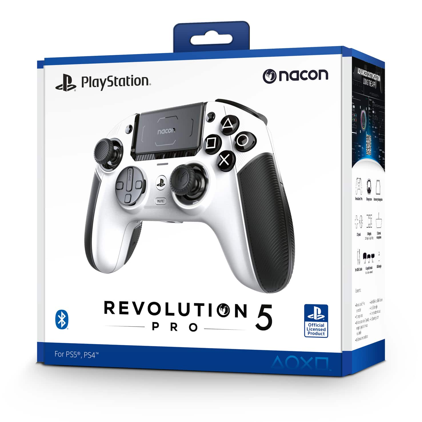 Nacon Revolution 5 Pro Wireless Controller for PS5, PS4 and PC White - Best  Buy