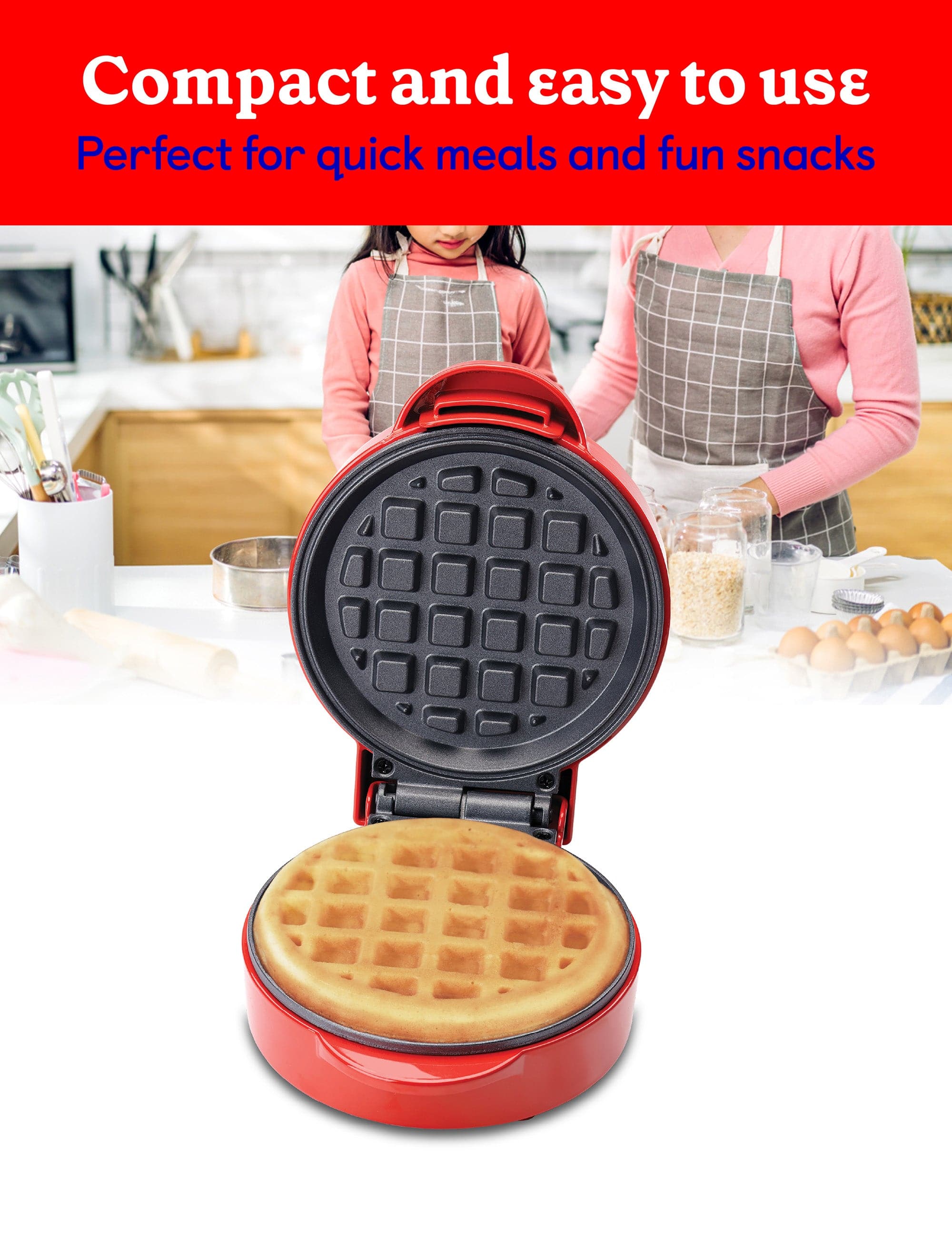 Betty Crocker BC-4888R Waffle Maker - Thumbnail 2