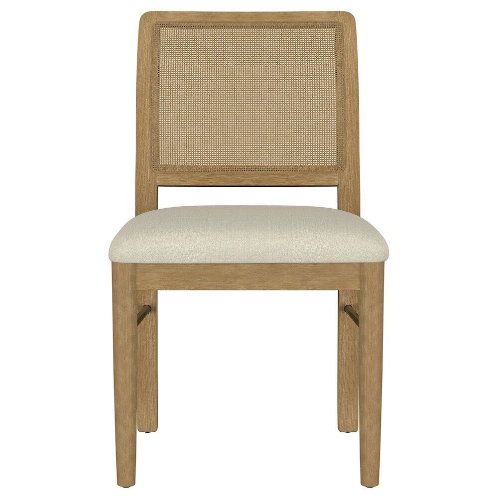 Alt View 2. Coaster Co. of America - Arini Rattan Cane Dining Side Chair Sand Wash (Set of 2) - Yellow.