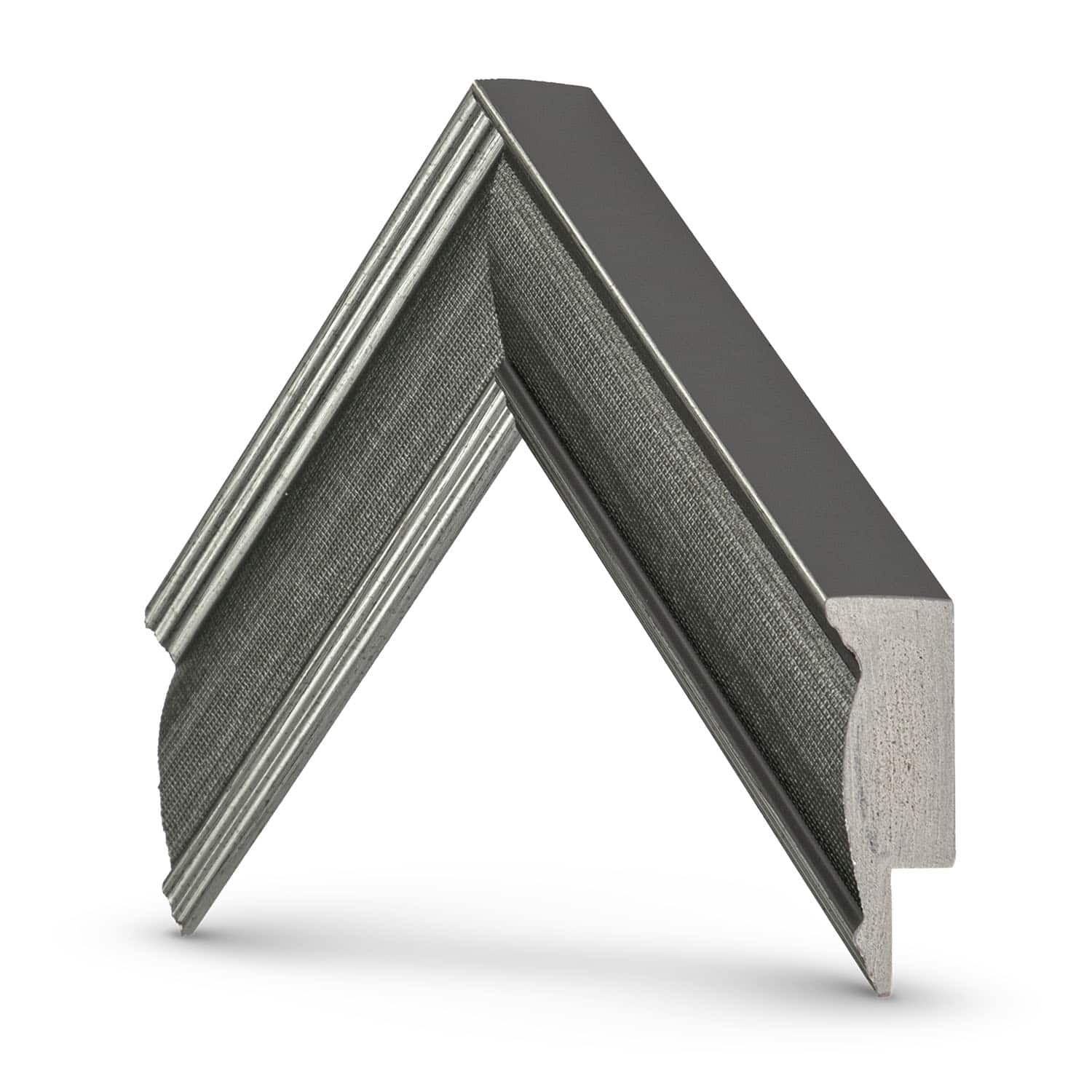 Alt View 11. Deco TV Frames - 43" Slim Bezel for Samsung The Frame TV - Industrial Iron.